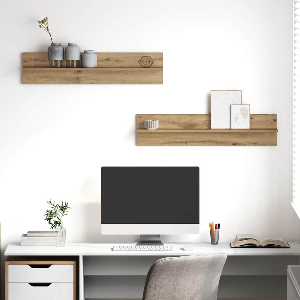 Wandplanken 2 Pcs 80 X 11,5 X 18 Cm