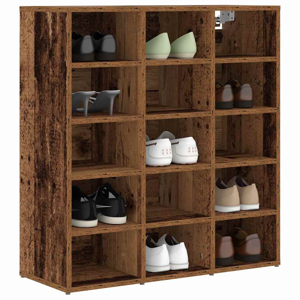Schoenenkast Bewerkt Hout