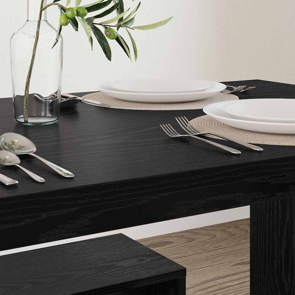 Eetkamerset 2 Pcs 97 X 47 X 75 Cm Bewerkt Hout