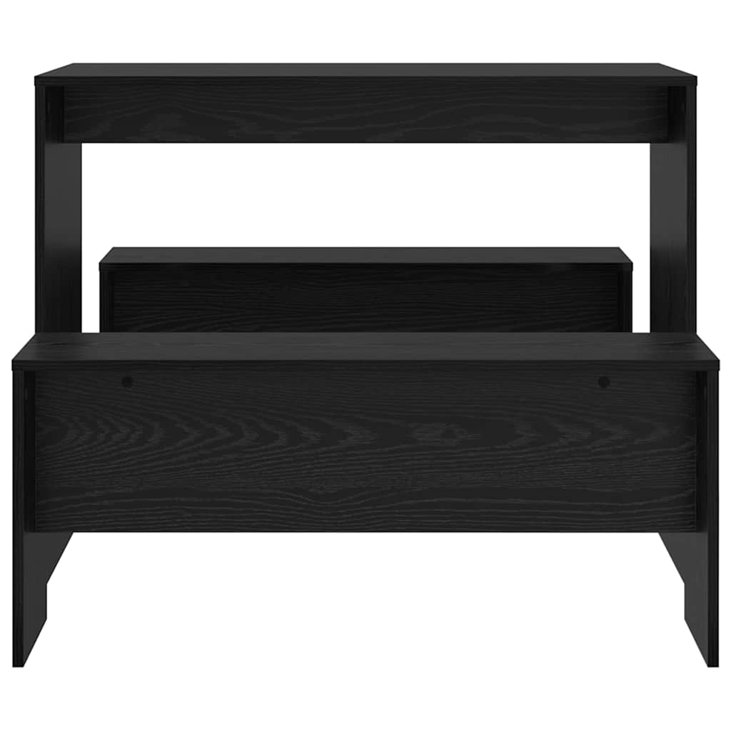 Eetkamerset 2 Pcs 97 X 47 X 75 Cm Bewerkt Hout