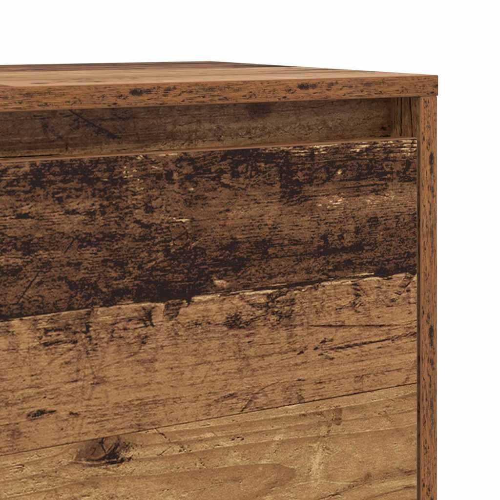 Nachtkastje 45 X 34 X 44.5 Cm Bewerkt Hout