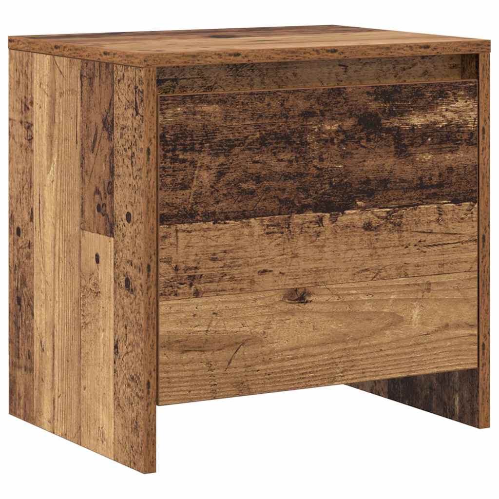 Nachtkastje 45 X 34 X 44.5 Cm Bewerkt Hout