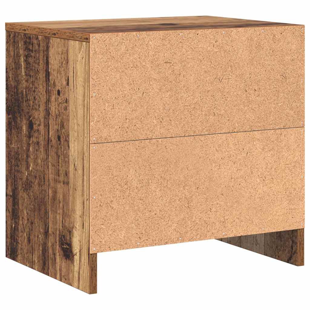 Nachtkastje 45 X 34 X 44.5 Cm Bewerkt Hout