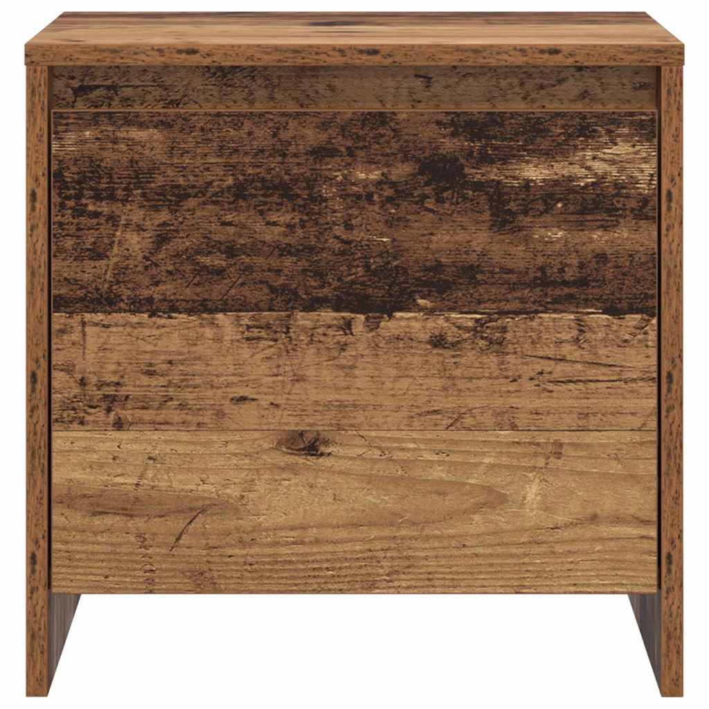 Nachtkastje 45 X 34 X 44.5 Cm Bewerkt Hout