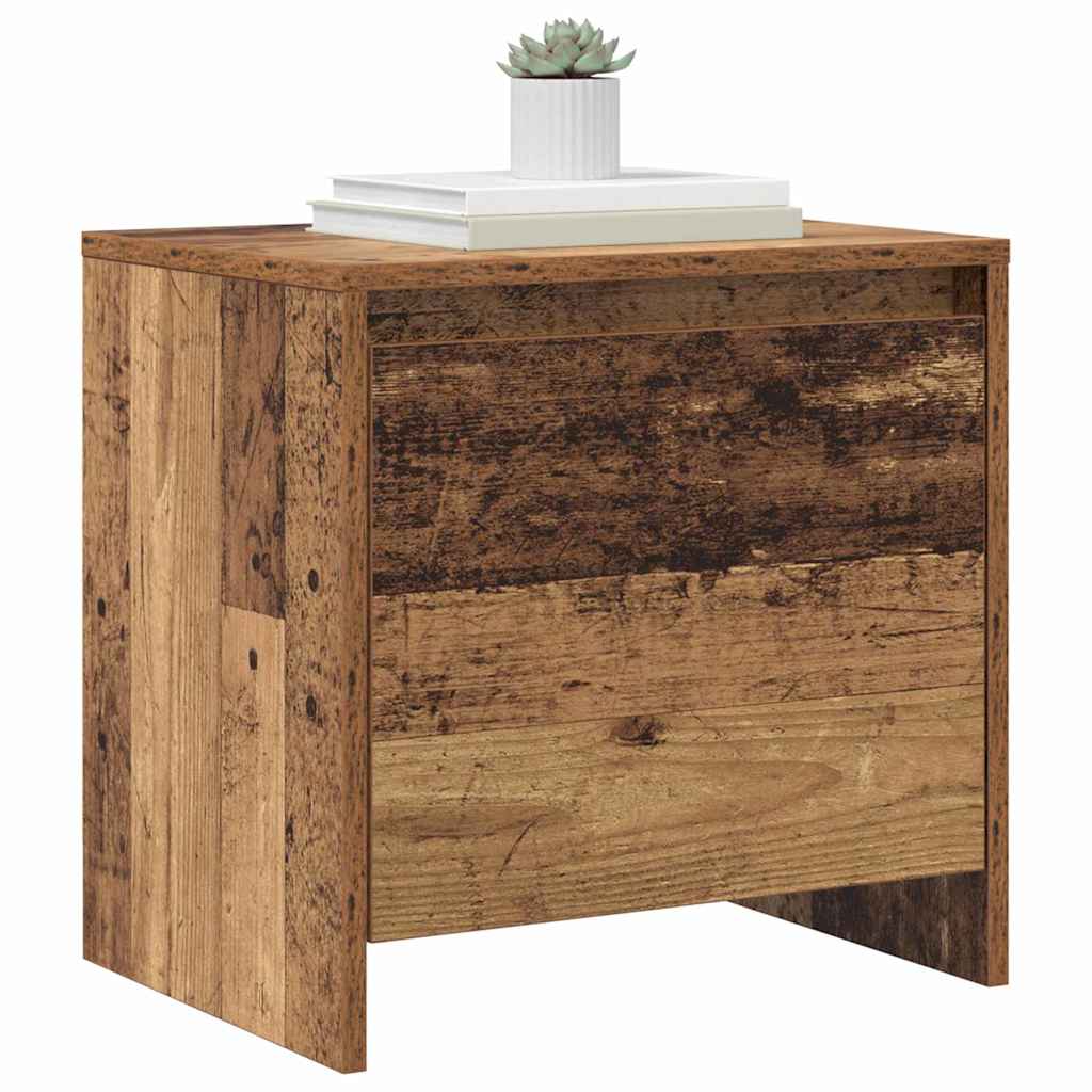 Nachtkastje 45 X 34 X 44.5 Cm Bewerkt Hout