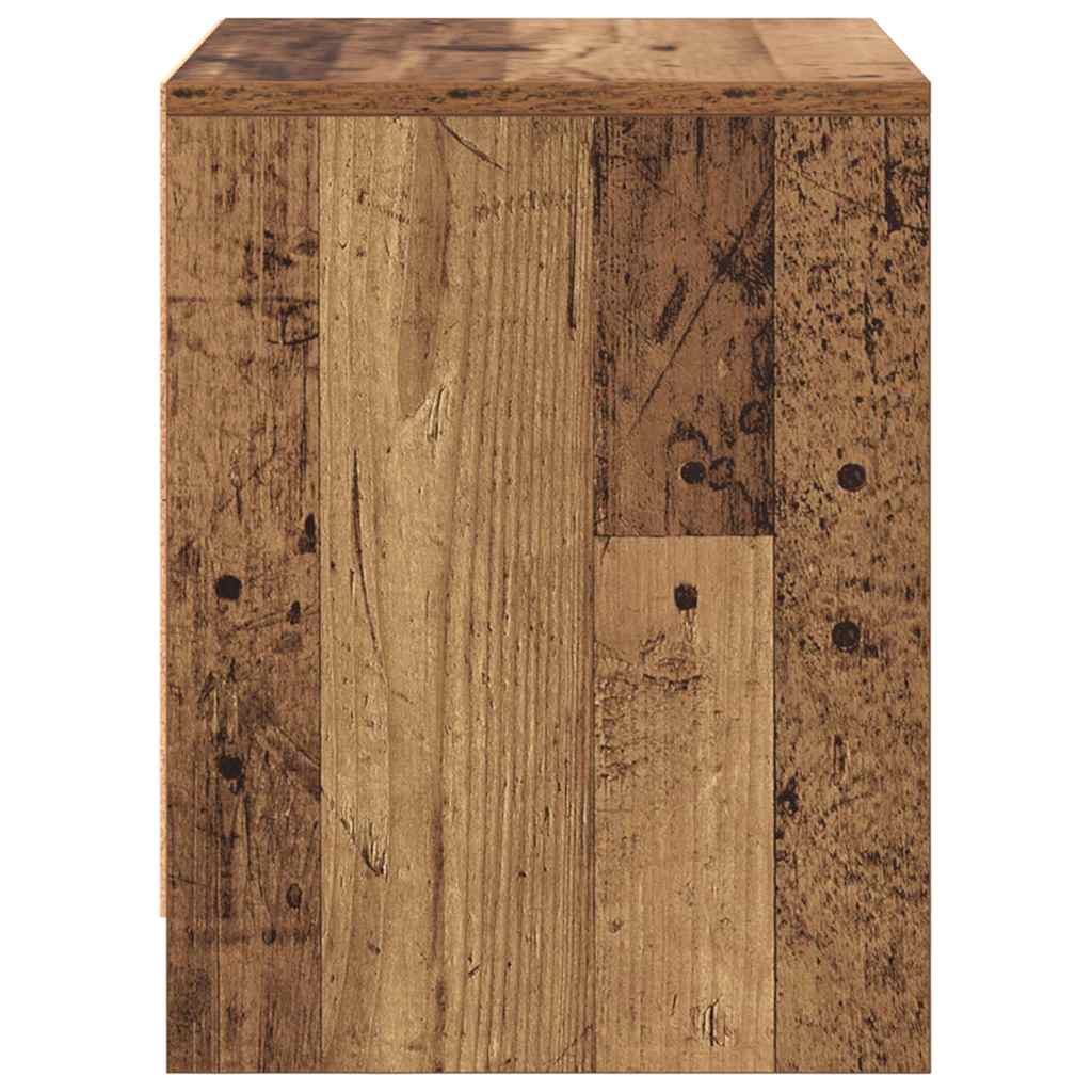 Nachtkastje 45 X 34 X 44.5 Cm Bewerkt Hout