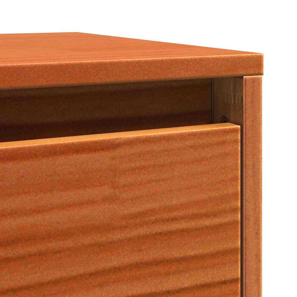 Wandkast 100 X 30 X 35 Cm Massief Grenenhout