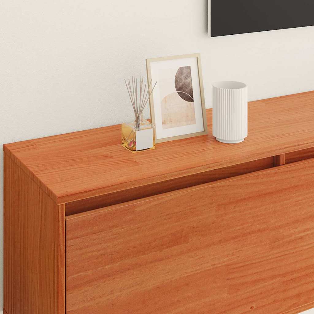 Wandkast 100 X 30 X 35 Cm Massief Grenenhout