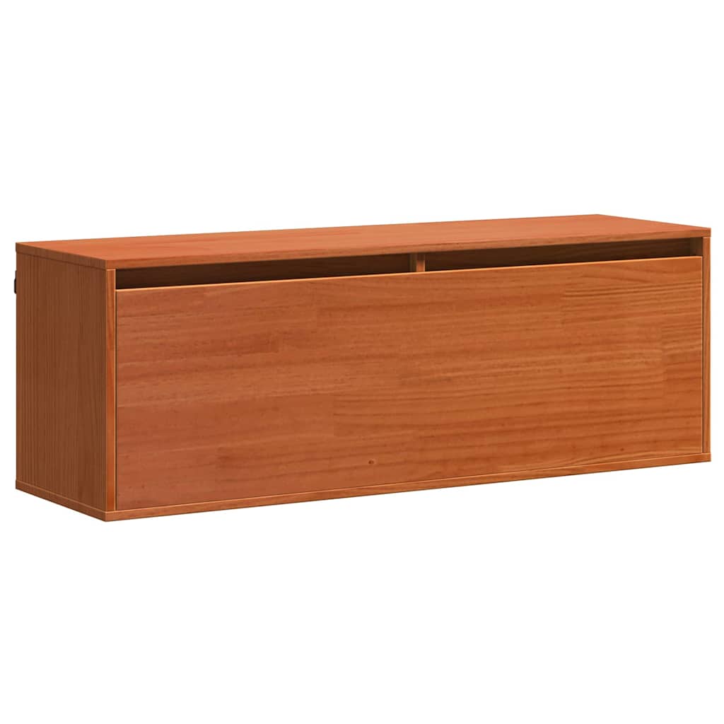 Wandkast 100 X 30 X 35 Cm Massief Grenenhout