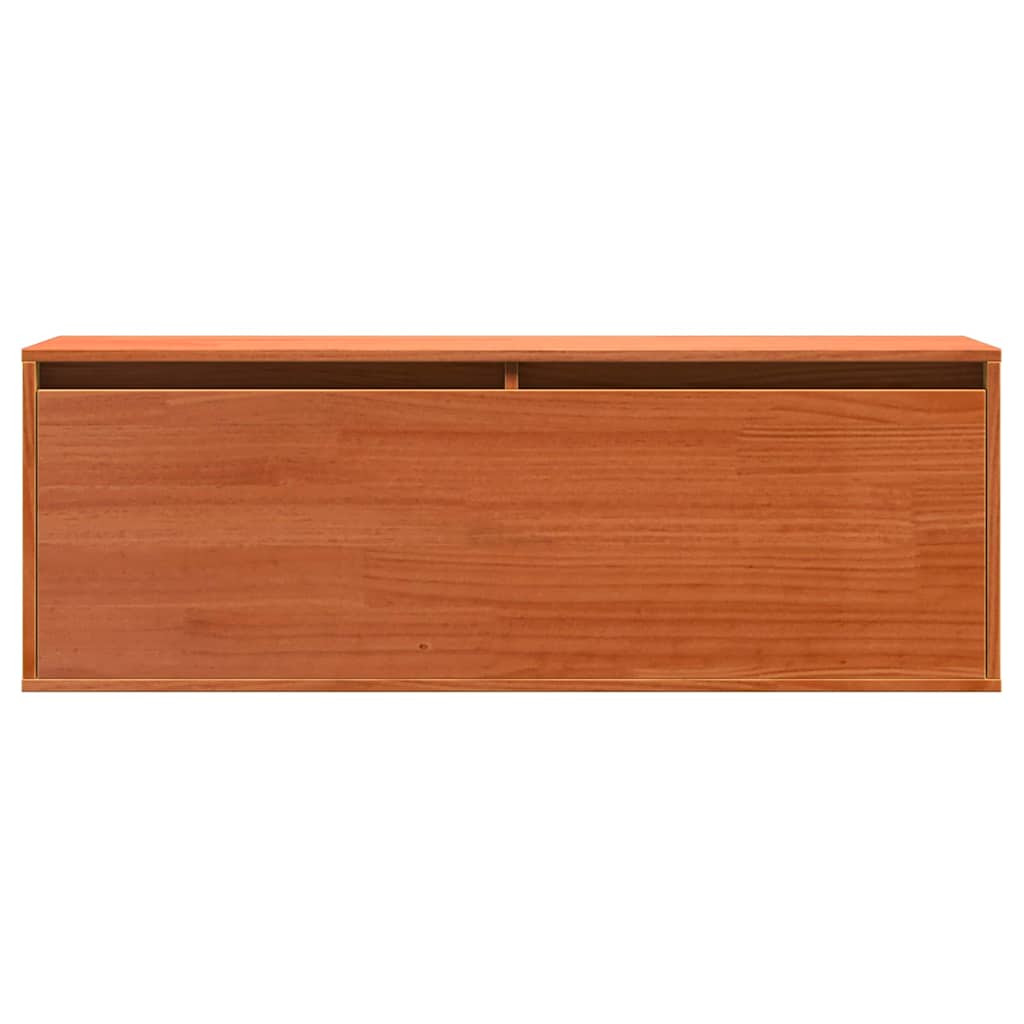 Wandkast 100 X 30 X 35 Cm Massief Grenenhout