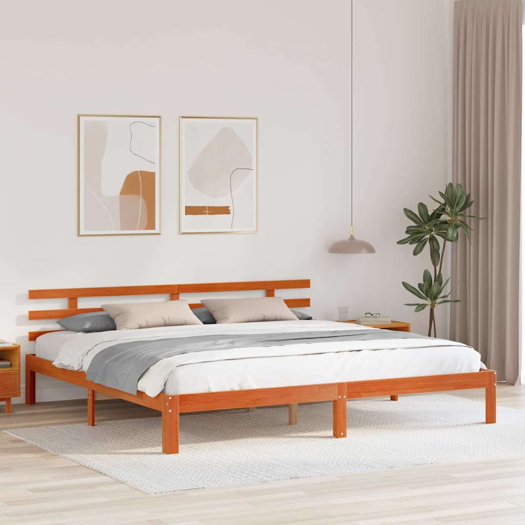 Bedframe Massief Hout Frissen