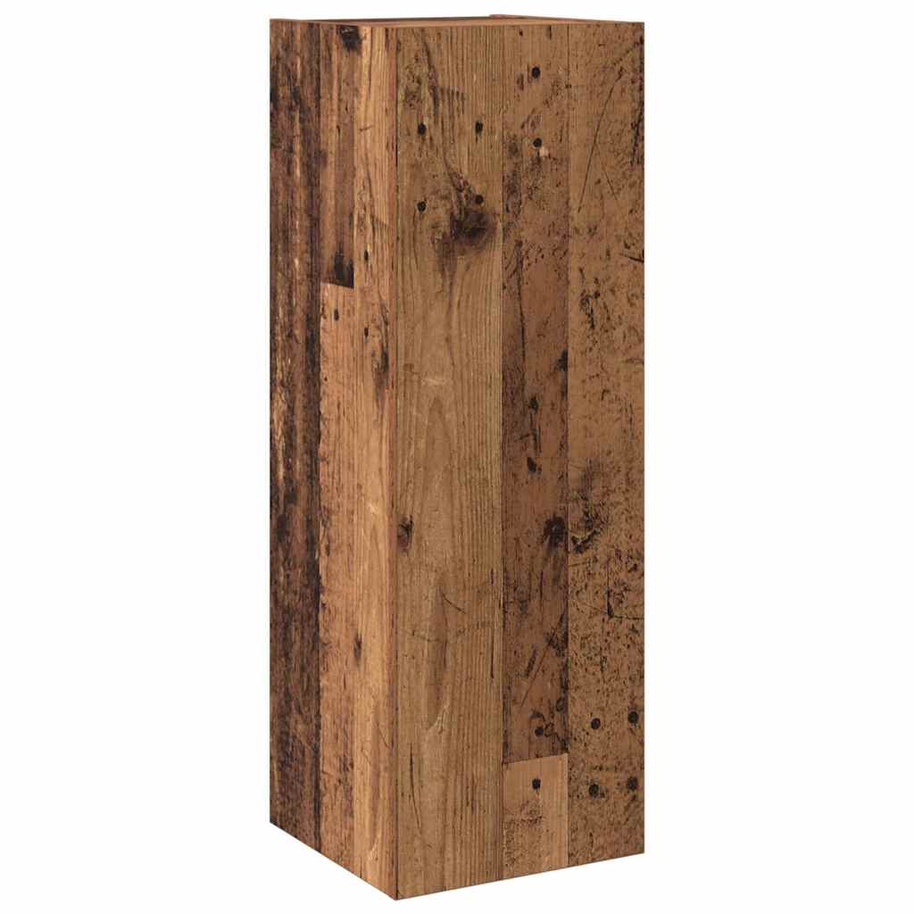 4-Delige Tv-Kast Set Oude Hout Bewerkt Hout