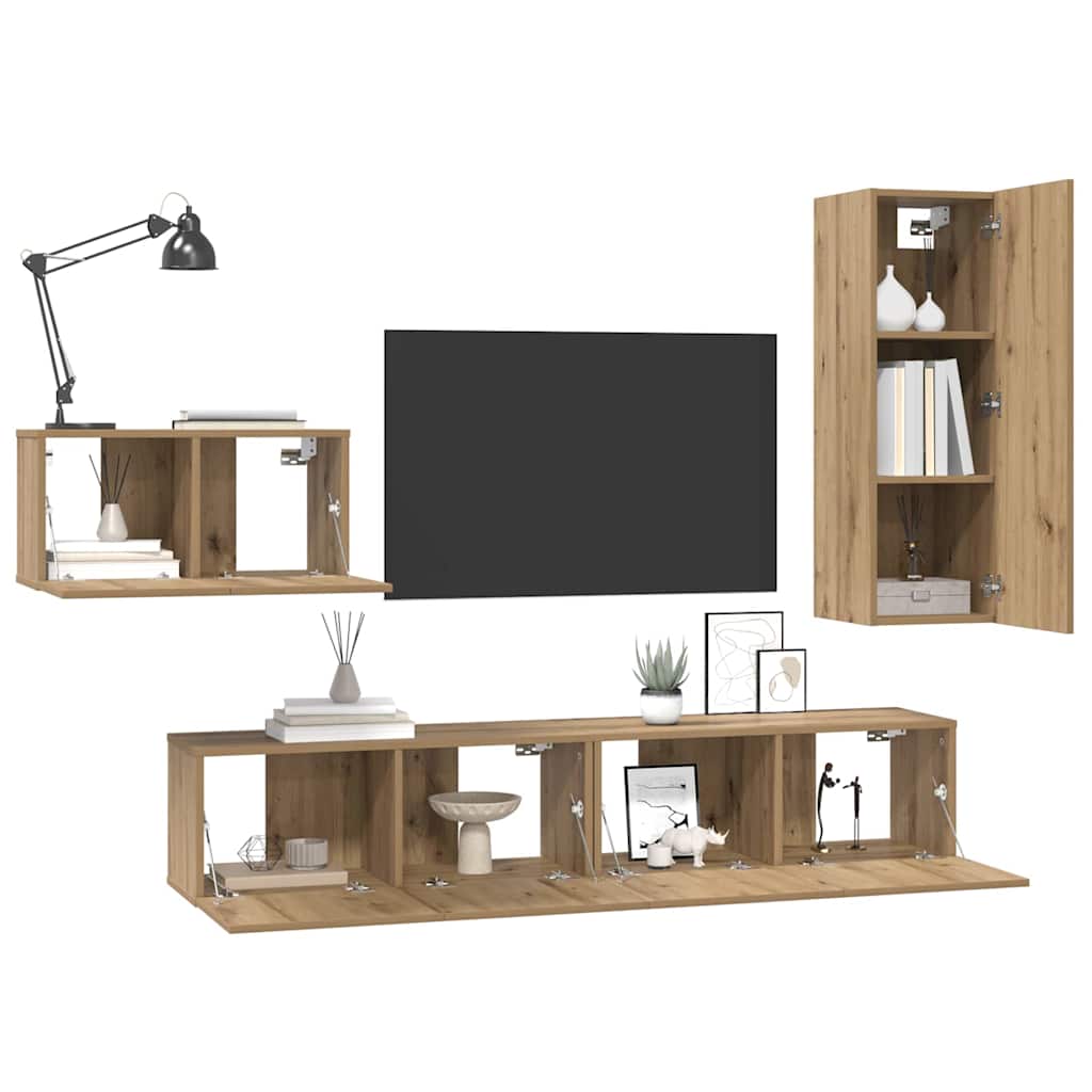 Tv-Meubelset 4 Pcs 30.5 X 30 X