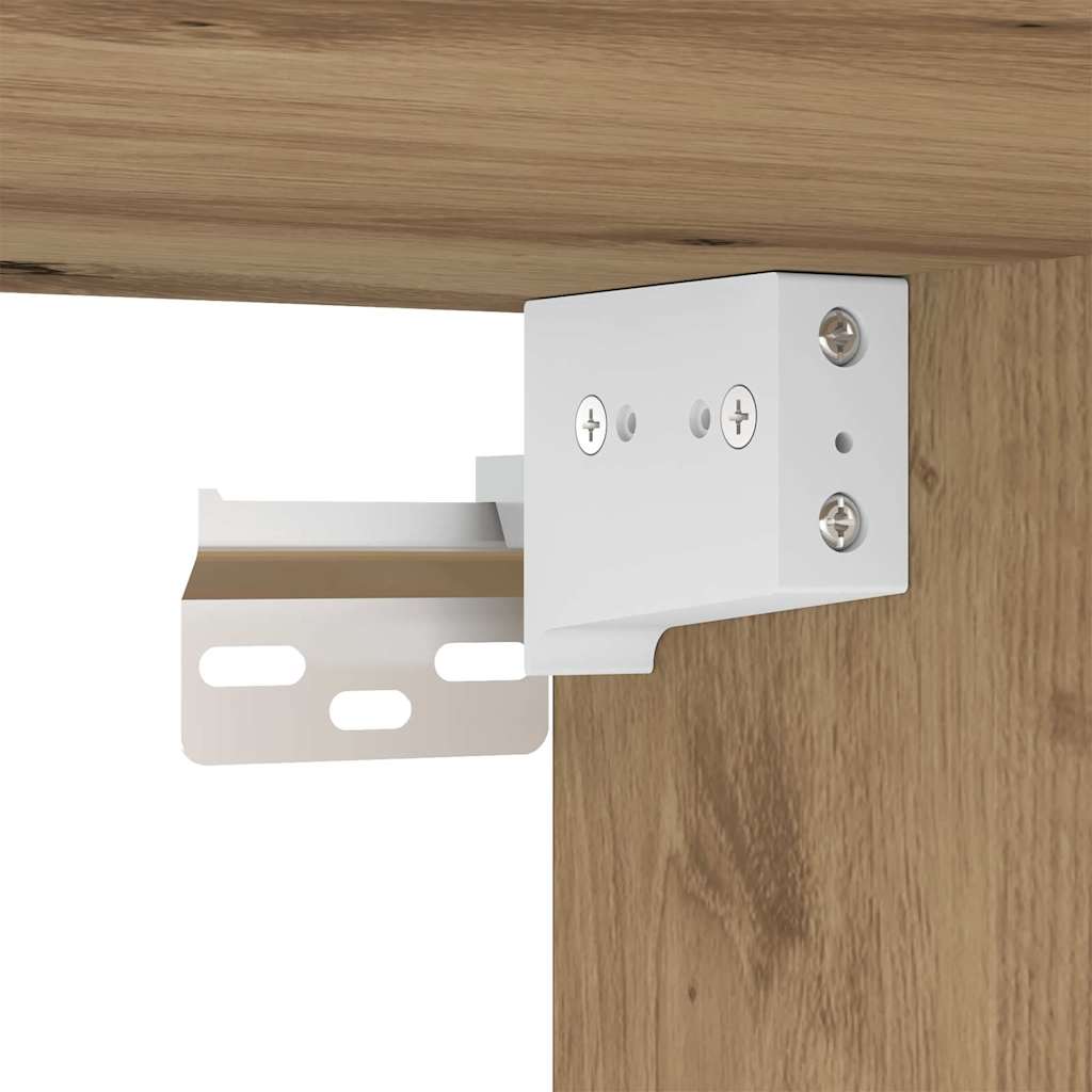 Tv-Kast Set 4 Pcs Bewerkt Hout