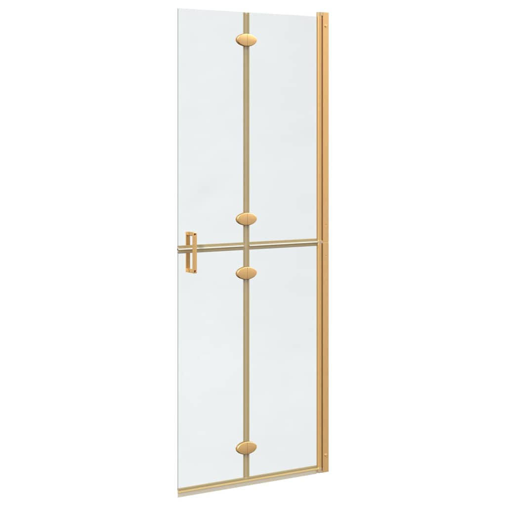 Inloop Douche Wand Goud En Transparant Gehard Glas