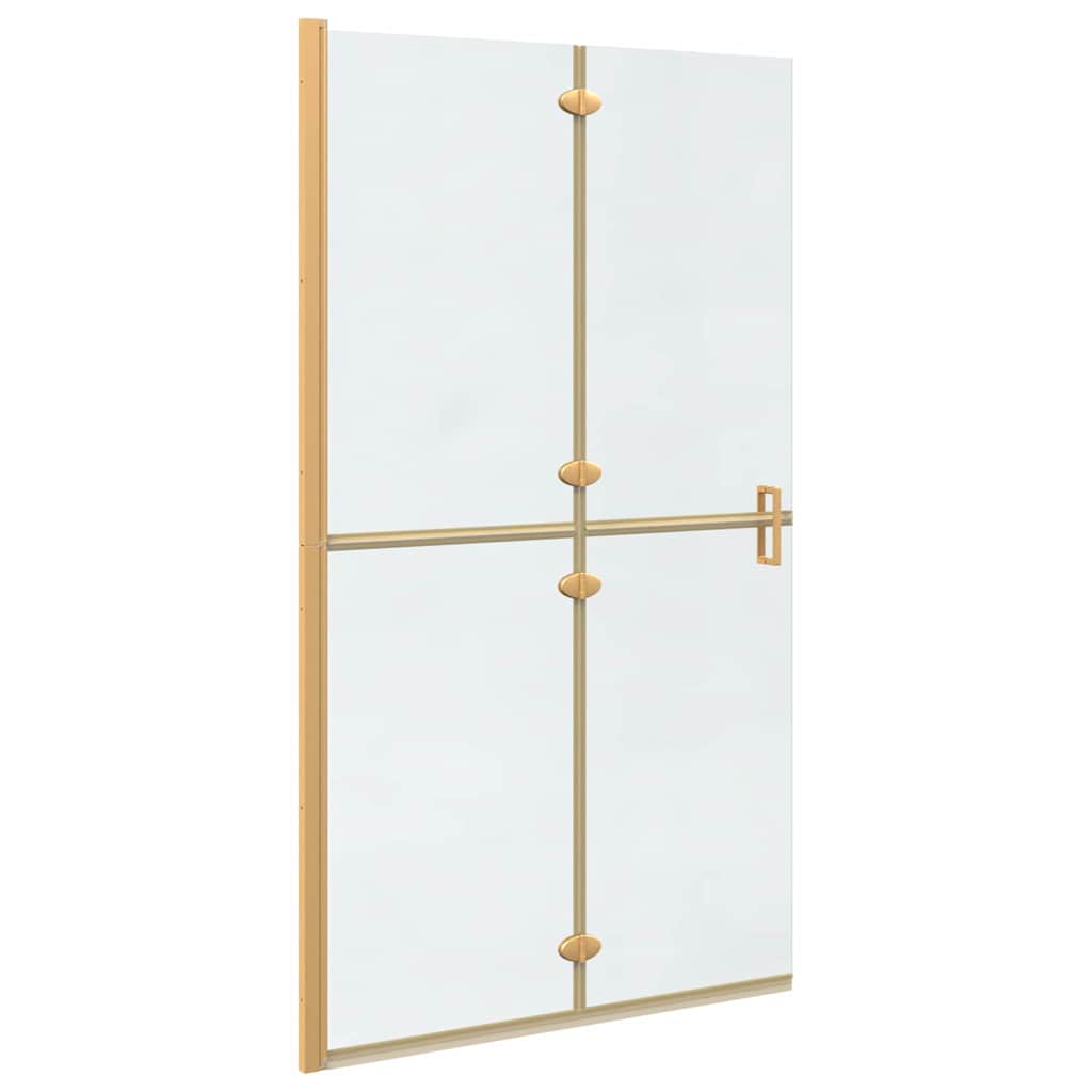 Inloop Douche Wand Goud En Transparant Gehard Glas