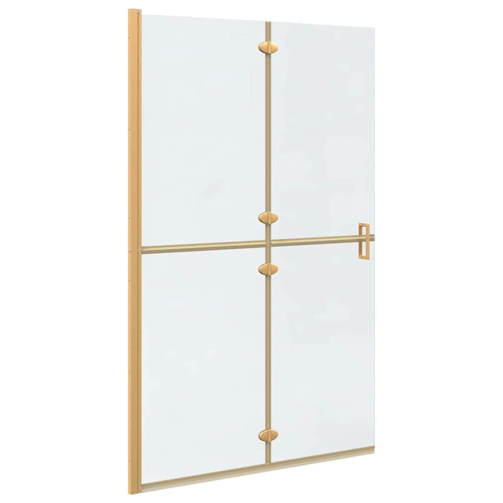 Inloop Douche Wand Goud En Transparant Gehard Glas