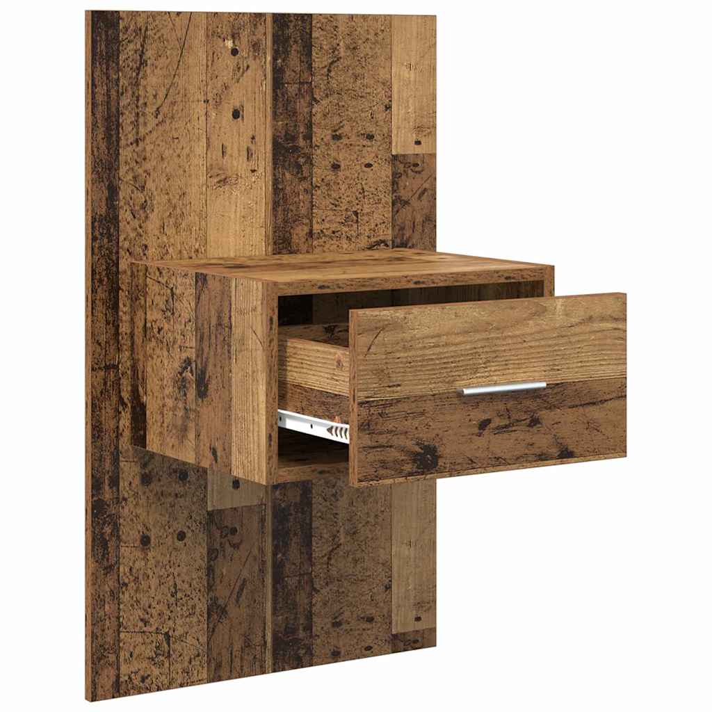 Bedkast 2 Pcs 48.5 X 32.5 X 80 Cm Bewerkt Hout