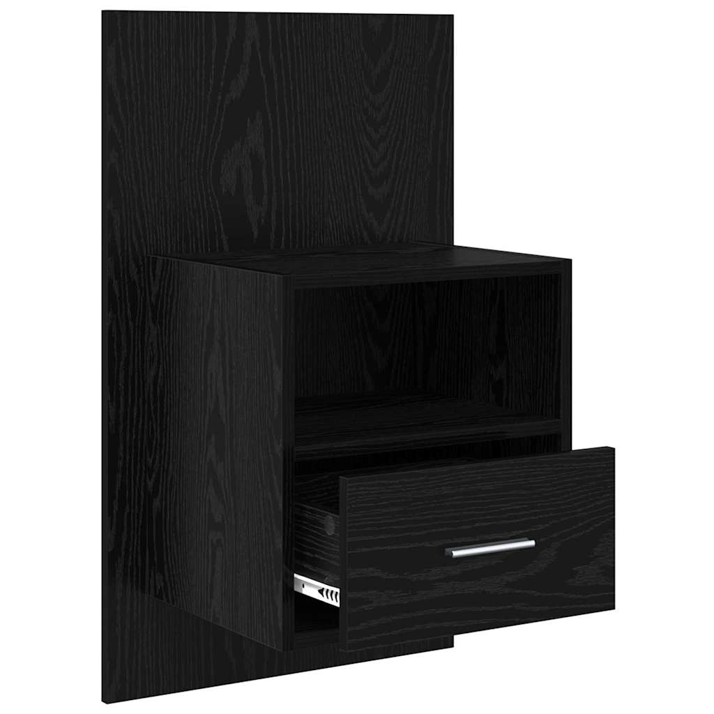 Bedkast 2 Pcs 48.5 X 32.5 X 80 Cm Bewerkt Hout