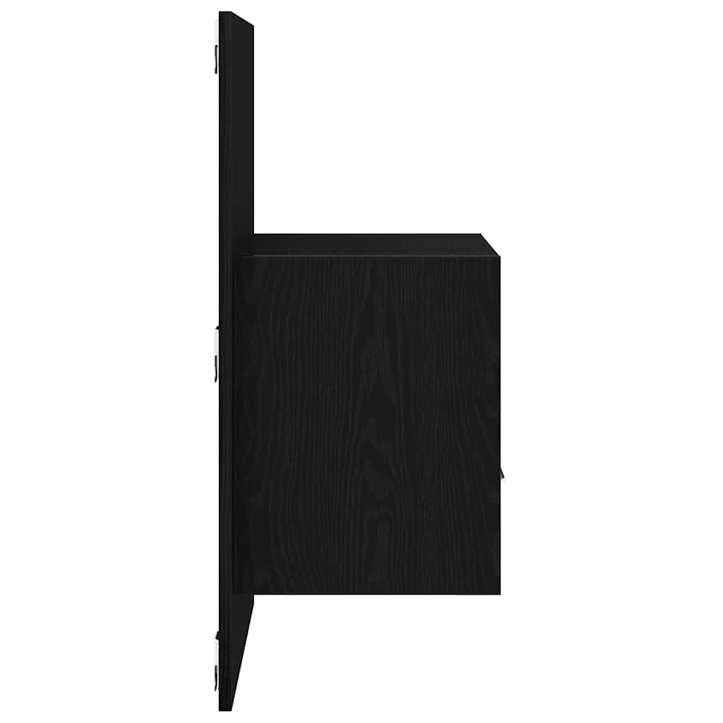 Bedkast 2 Pcs 48.5 X 32.5 X 80 Cm Bewerkt Hout