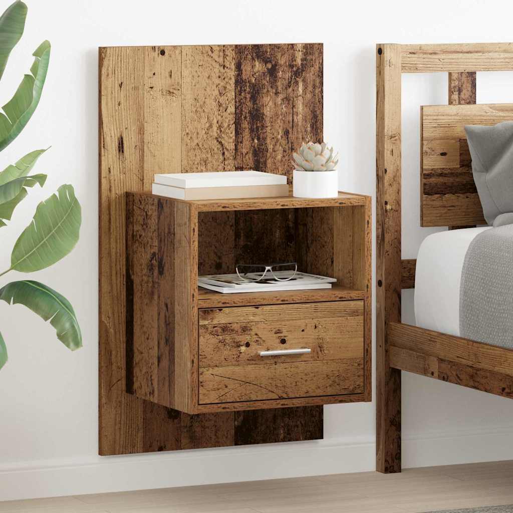 Bedkast 2 Pcs 48.5 X 32.5 X 80 Cm Bewerkt Hout