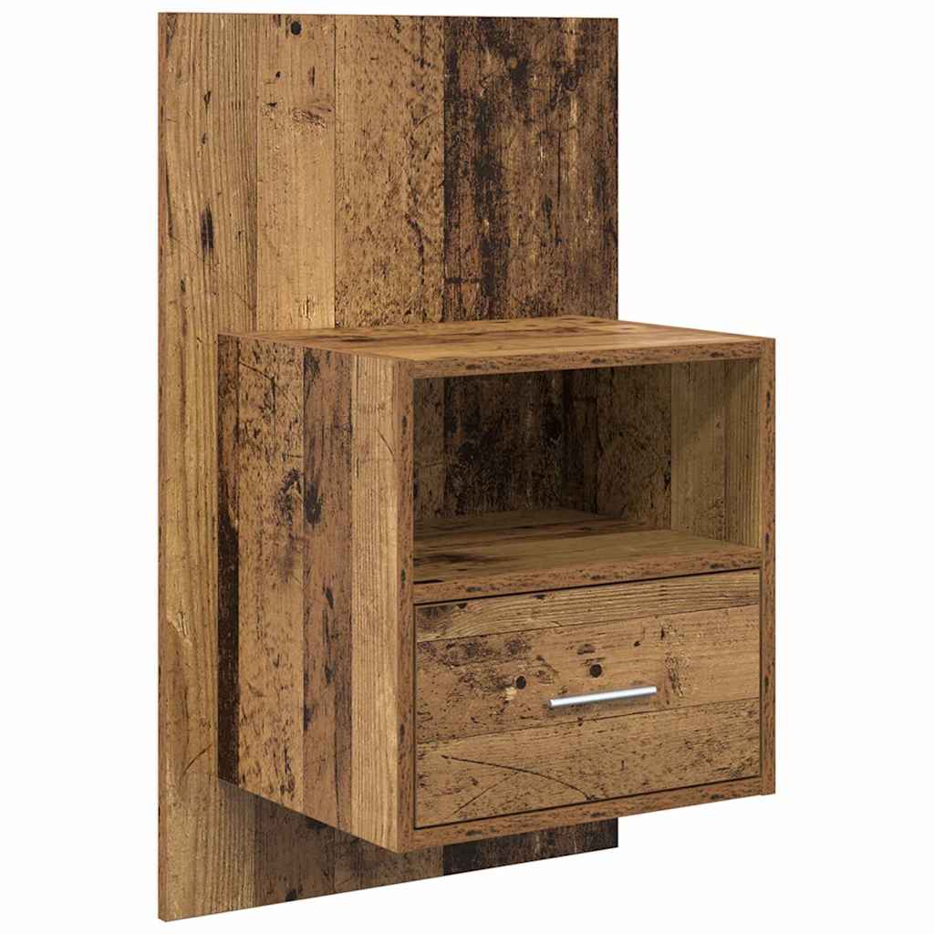 Bedkast 2 Pcs 48.5 X 32.5 X 80 Cm Bewerkt Hout