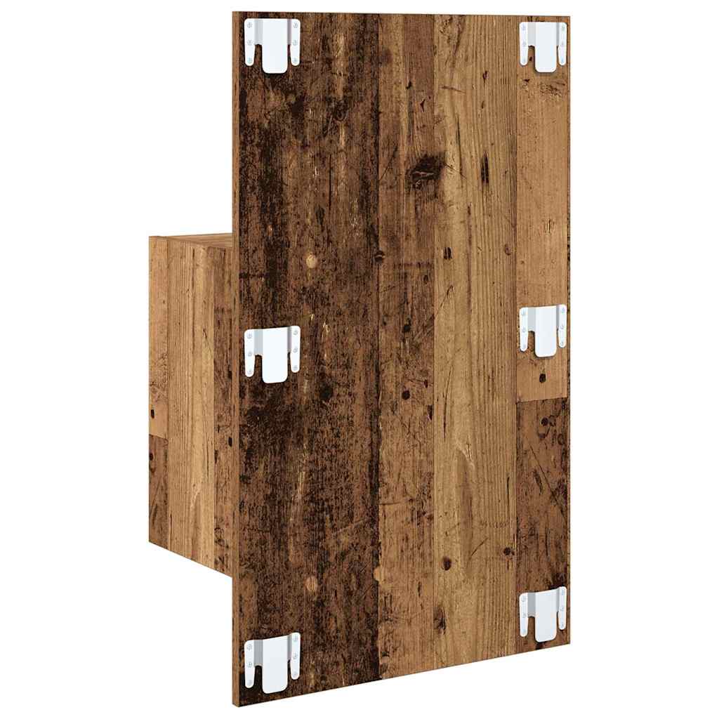 Bedkast 2 Pcs 48.5 X 32.5 X 80 Cm Bewerkt Hout