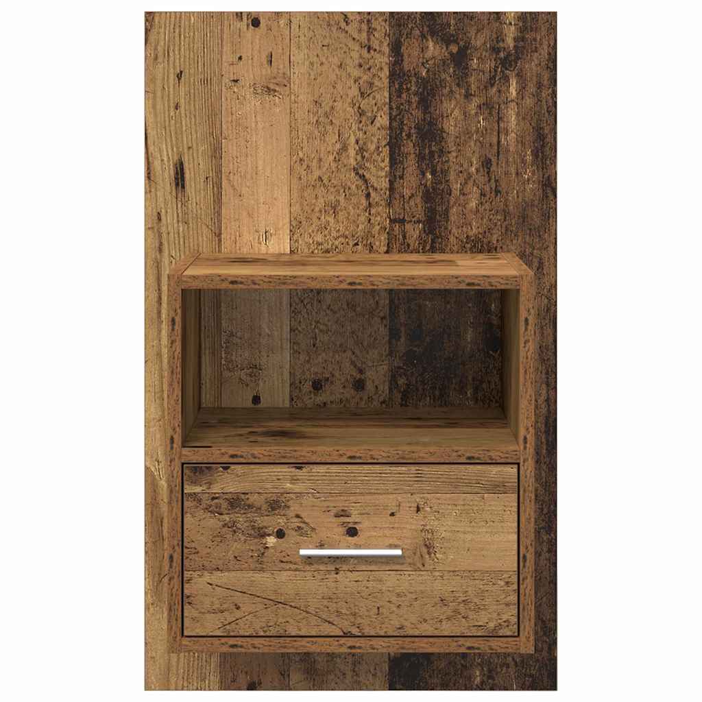Bedkast 2 Pcs 48.5 X 32.5 X 80 Cm Bewerkt Hout