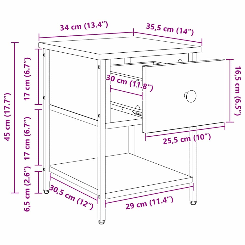 Bedkast 2 Pcs 40 X 39 X 40 Cm Bewerkt Hout