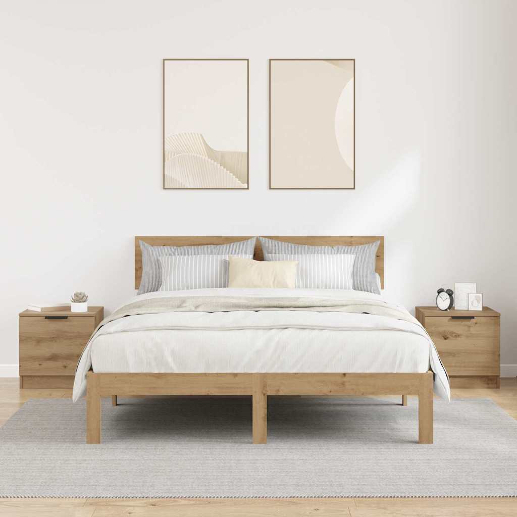 Bedkast 2 Pcs 40 X 39 X 40 Cm