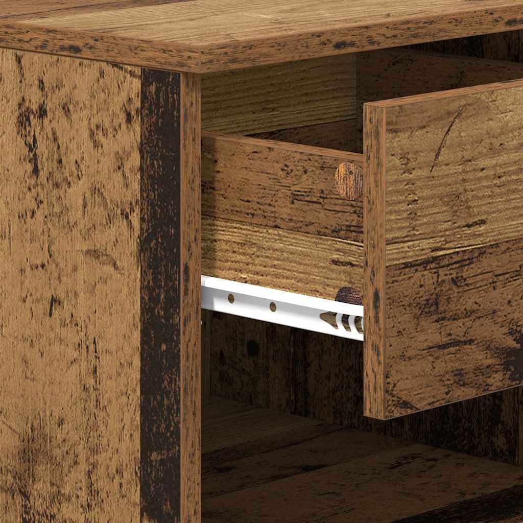 Bedkast Met Lade 2 Pcs 40 X 39 X 40 Cm Bewerkt Hout