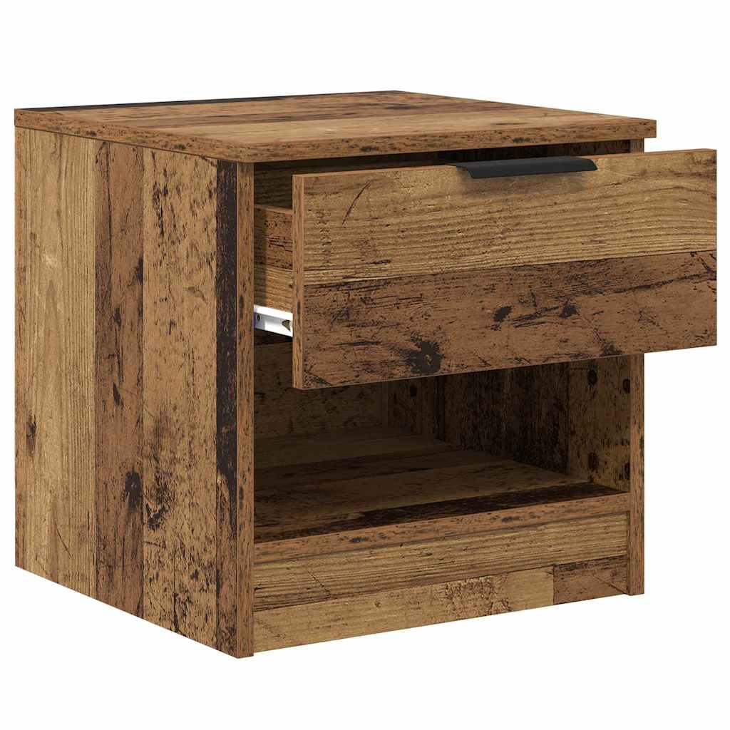 Bedkast Met Lade 2 Pcs 40 X 39 X 40 Cm Bewerkt Hout
