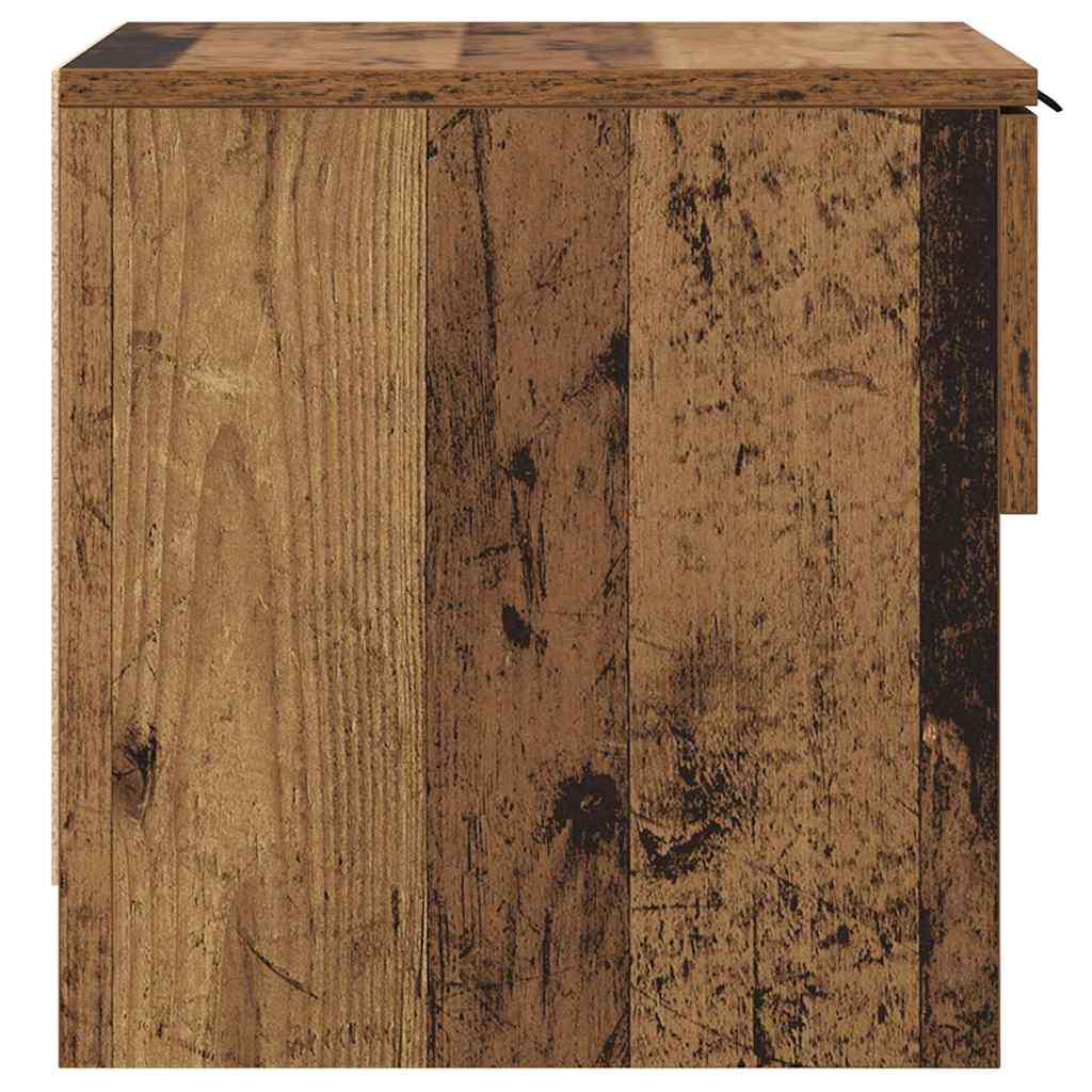 Bedkast Met Lade 2 Pcs 40 X 39 X 40 Cm Bewerkt Hout