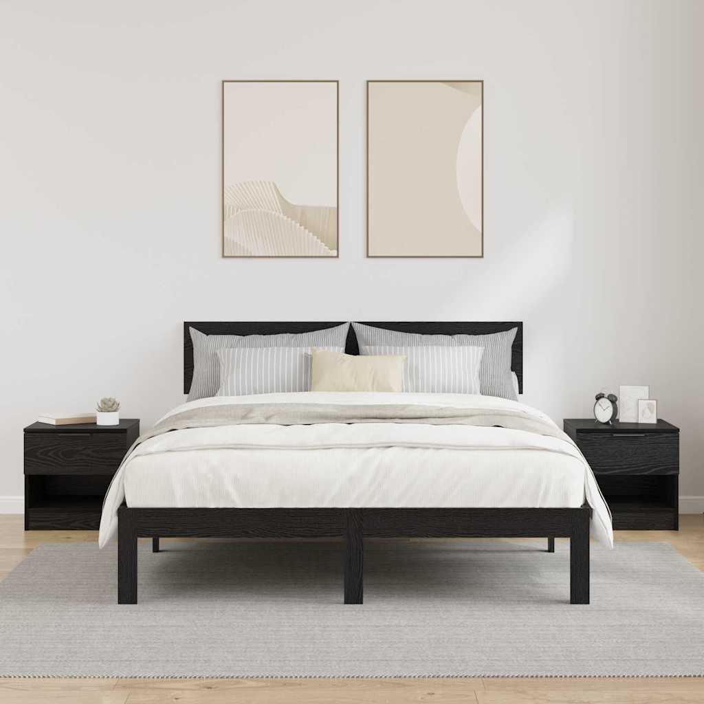 Bedkast Met Lade 2 Pcs 40 X 39 X 40 Cm Bewerkt Hout