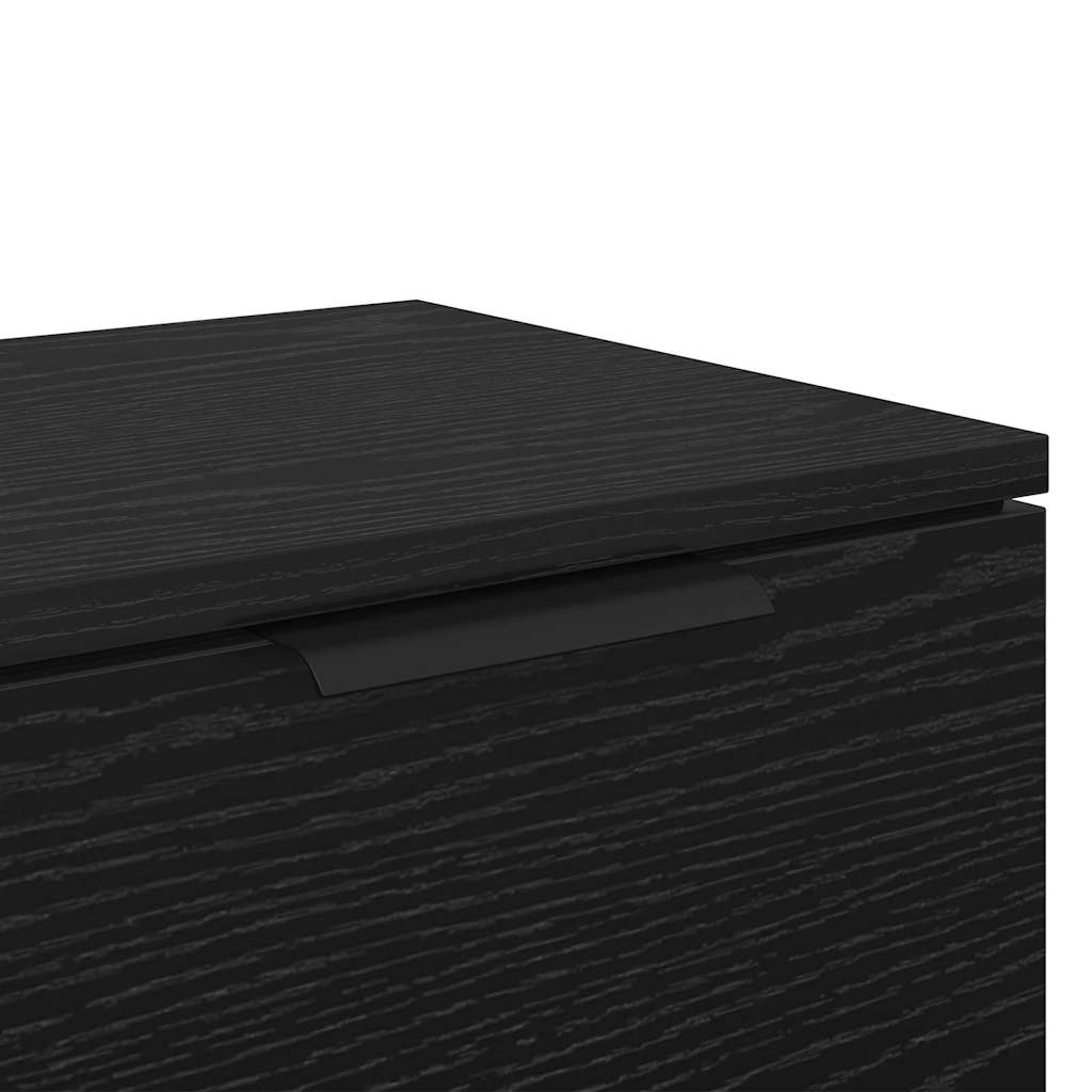 Nachtkastje 2 Pcs 34 X 30 X 20 Cm Bewerkt Hout