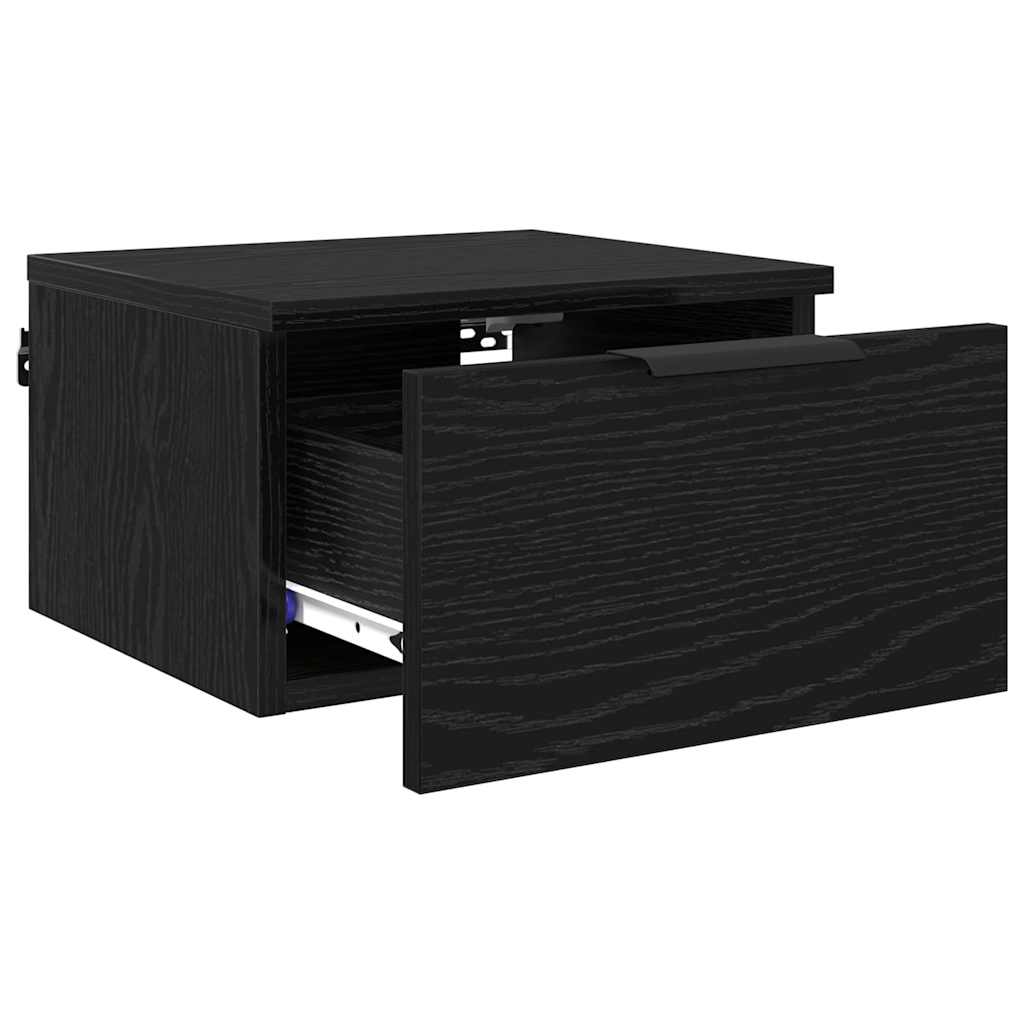 Nachtkastje 2 Pcs 34 X 30 X 20 Cm Bewerkt Hout