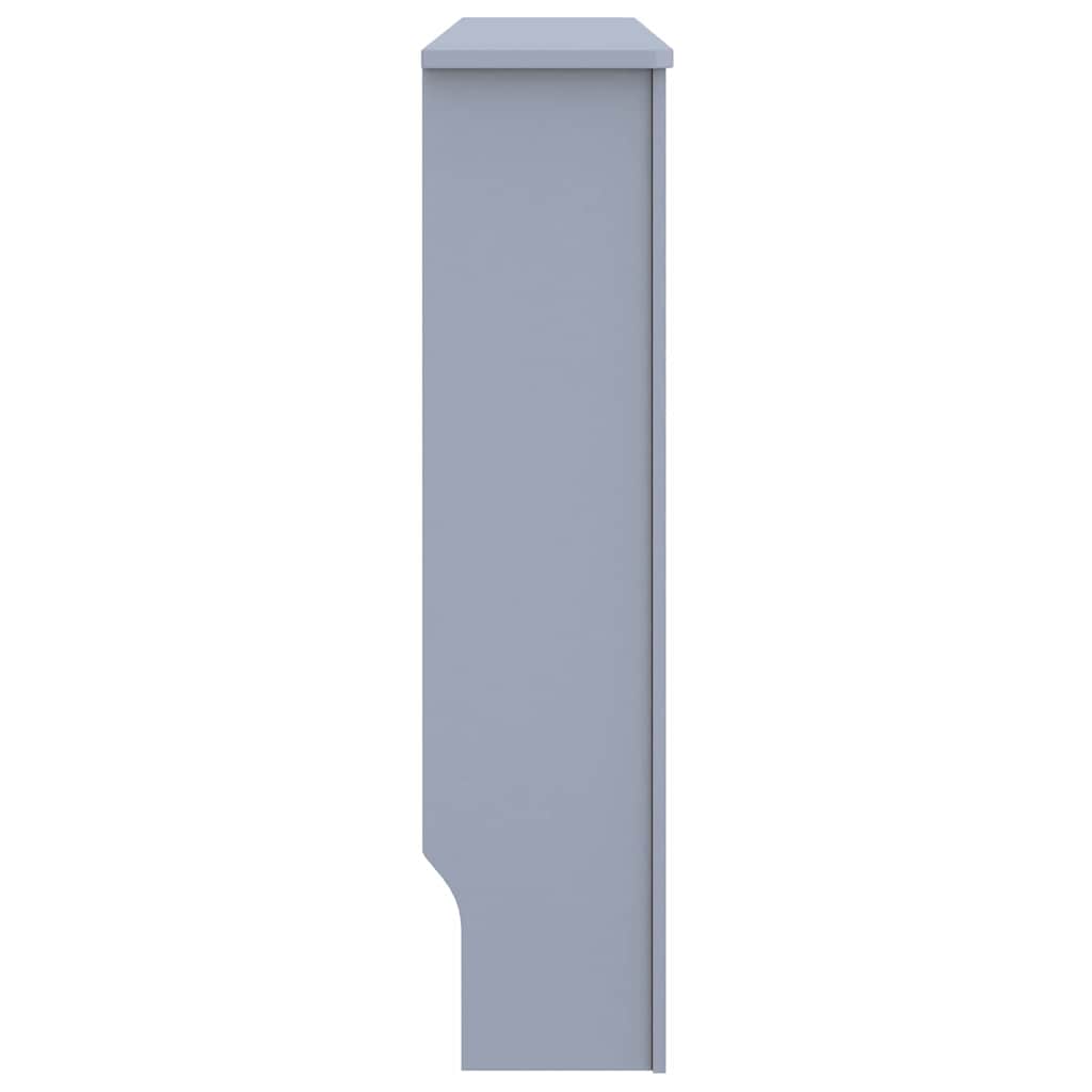 Radiatorcover 2 Pcs Grijs 112X19X81.5Cm Engineeredhout