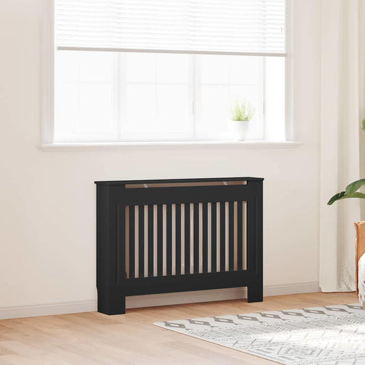 Radiatorafdekking 2 Pcs 112X19X81.5Cm Bewerkt Hout