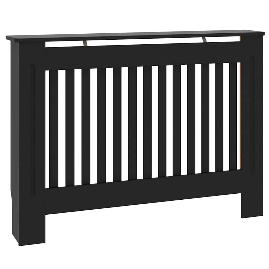 Radiatorafdekking 2 Pcs 112X19X81.5Cm Bewerkt Hout
