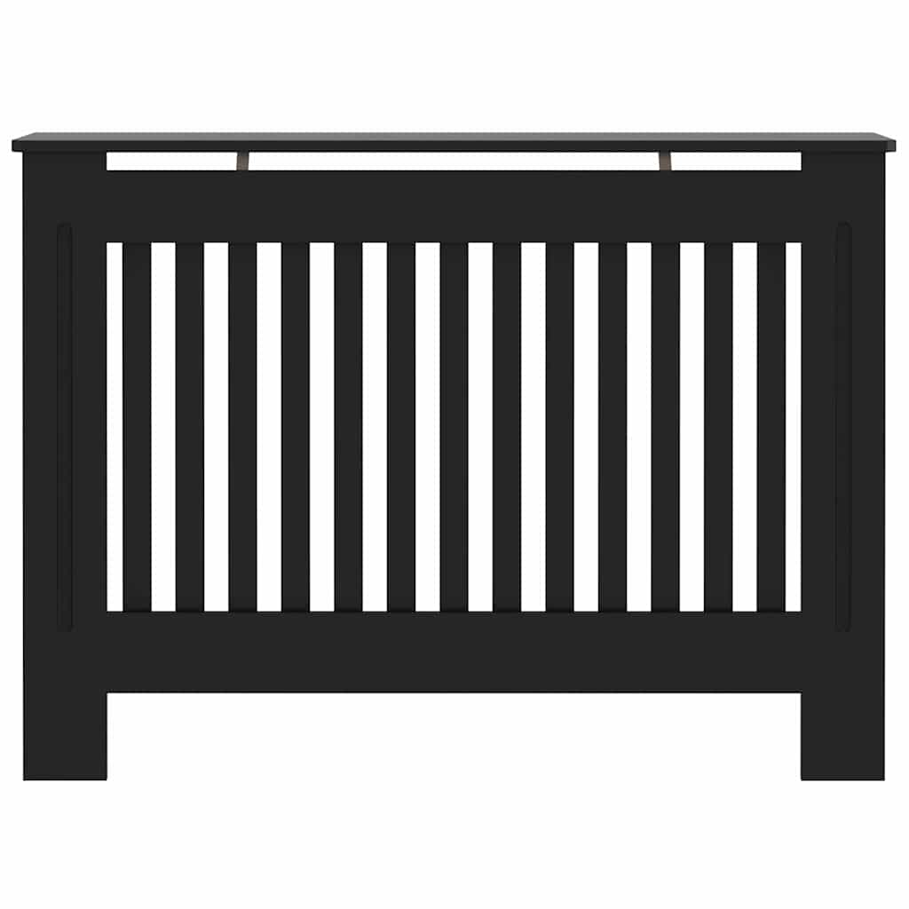 Radiatorafdekking 2 Pcs 112X19X81.5Cm Bewerkt Hout