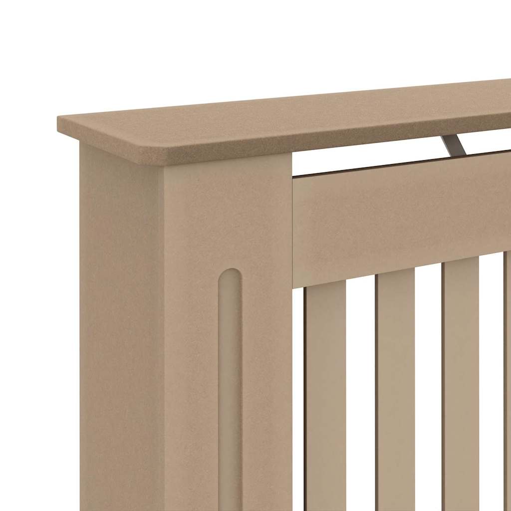 Radiatorafdekking 2 Pcs 112X19X81.5Cm Bewerkt Hout