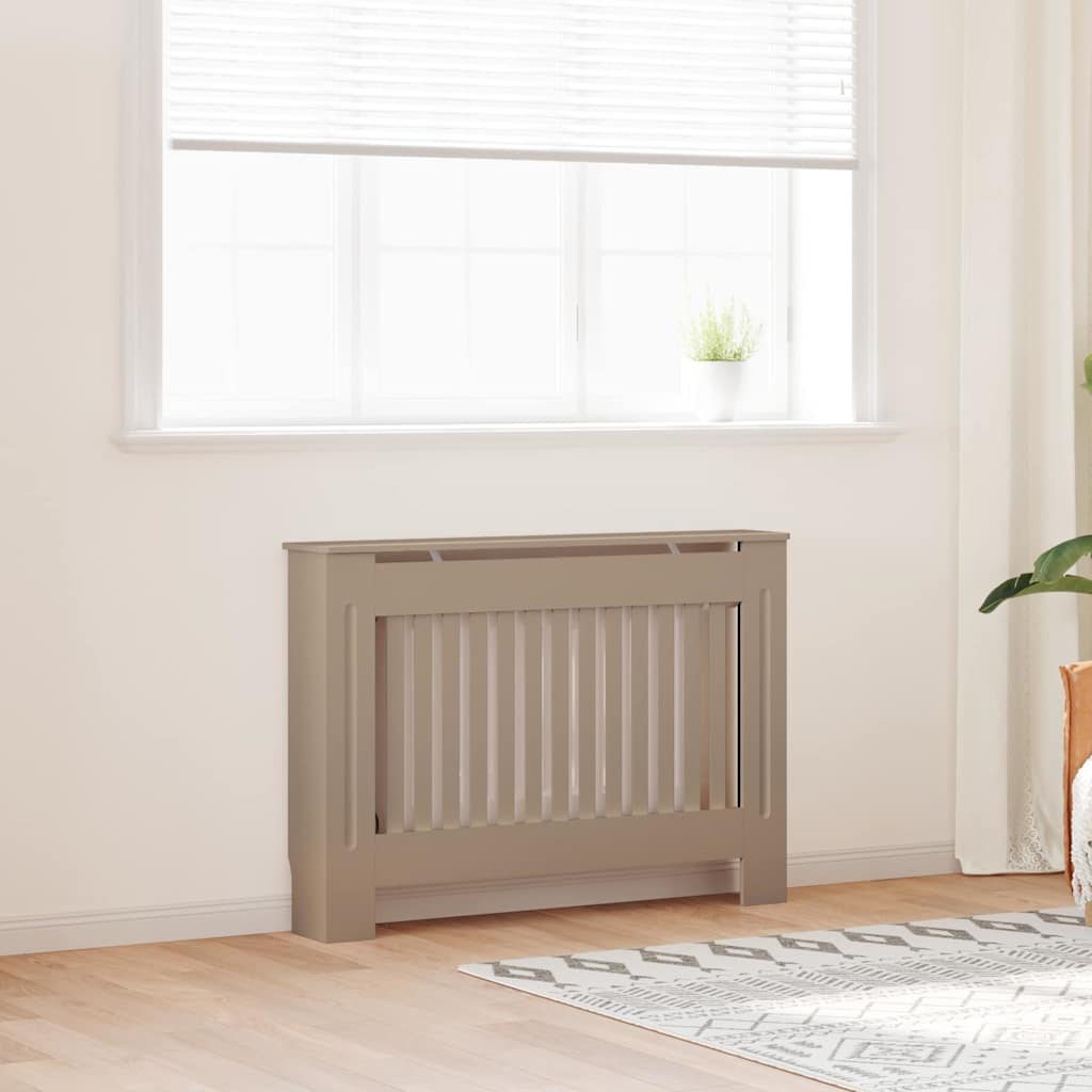Radiatorafdekking 2 Pcs 112X19X81.5Cm Bewerkt Hout