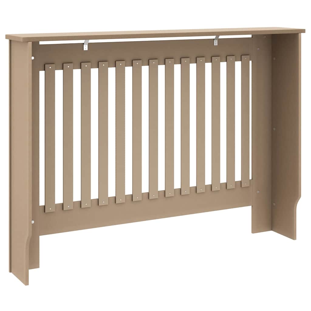 Radiatorafdekking 2 Pcs 112X19X81.5Cm Bewerkt Hout