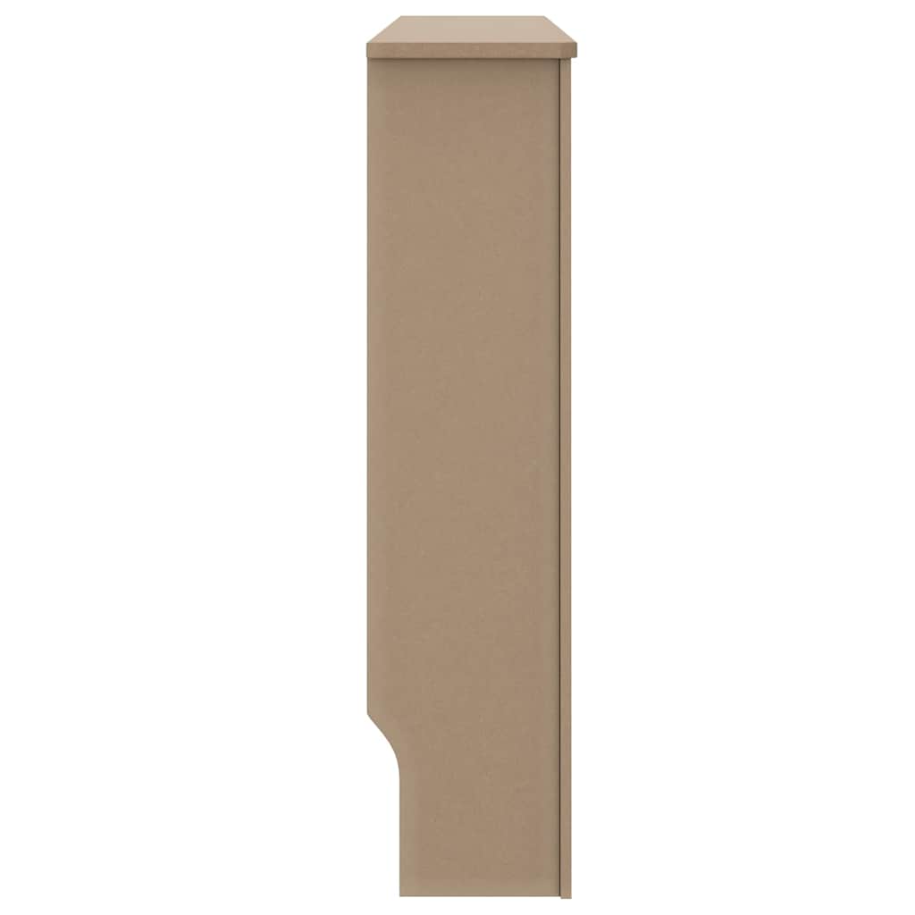 Radiatorafdekking 2 Pcs 112X19X81.5Cm Bewerkt Hout