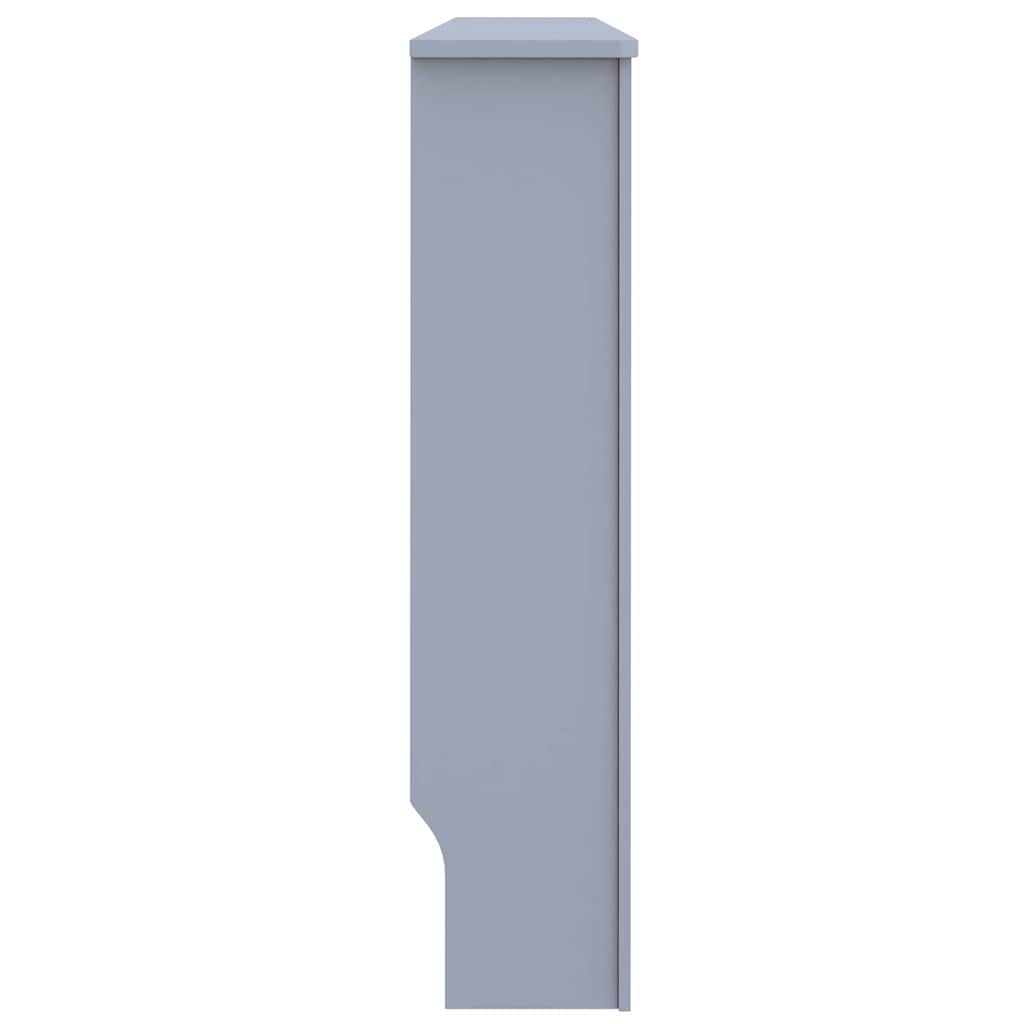 Radiatorafdekking 2 Pcs Grijs 152X19X81.5Cm Bewerkt Hout
