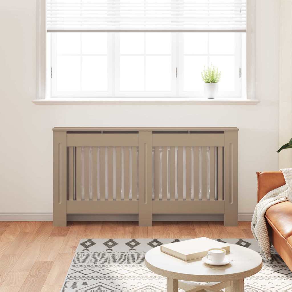Radiatorafdekking 2 Pcs 152X19X81.5Cm Bewerkt Hout
