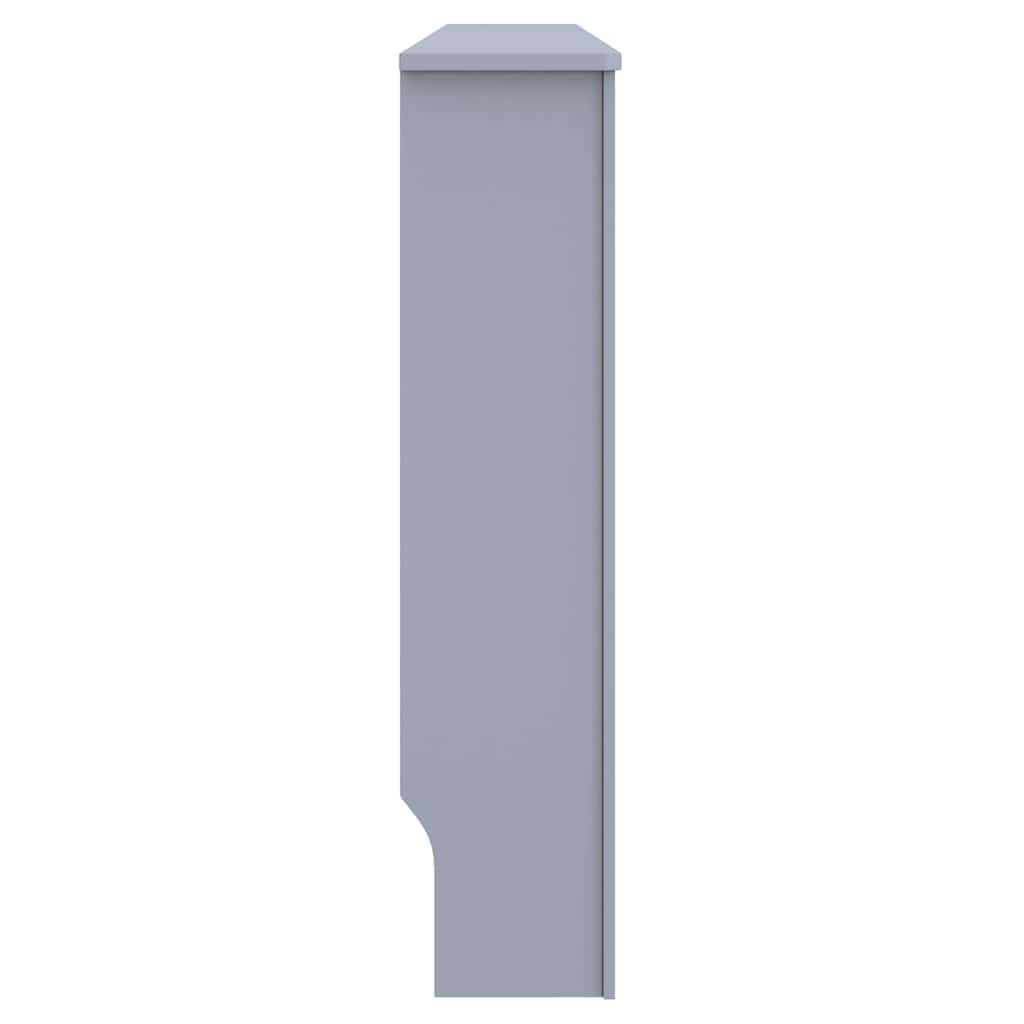 Radiatorafdekking 2 Pcs Grijs 172X19X81.5Cm Bewerkt Hout