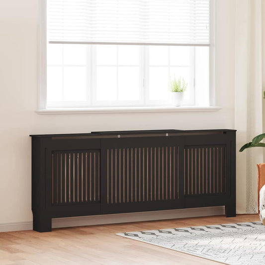 Radiatorafdekking 2 Pcs 205X20.5X81.5Cm Bewerkt Hout
