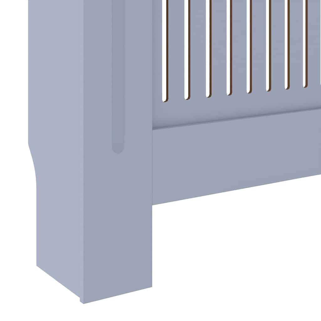 Radiatorafdekking 2 Pcs 205X20.5X81.5Cm Bewerkt Hout