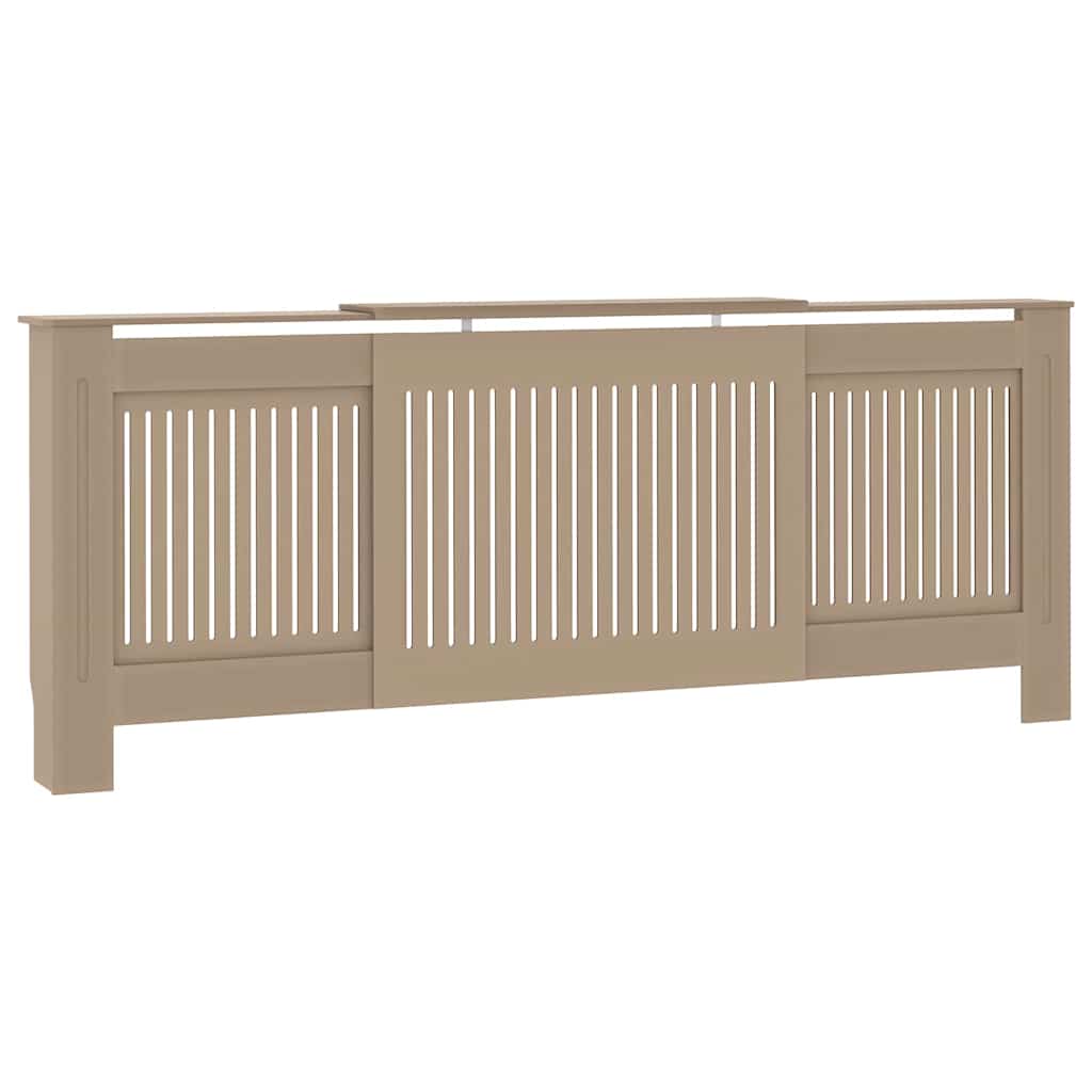 Radiatorafdekking 2 Pcs 205X20.5X81.5Cm Bewerkt Hout